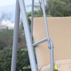 Outsunny 2 Person Porch Covered Swing Outdoor With Canopy, Table And Storage Console -Outsunny GUEST 97b154ec c5b3 4558 8dd7 b8e7f9082a74