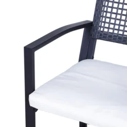 Outsunny 3PCS Patio Bar Set With Soft Cushion, Rattan Wicker Outdoor Furniture Set For Backyards, Lawn, Deck, Poolside -Outsunny GUEST 9841a089 4195 427a bd1a 72ec1eb0c7f4