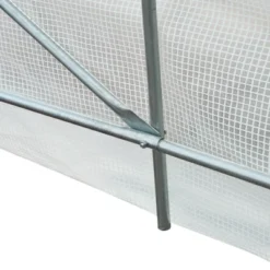 Outsunny 15' X 7' X 7' Walk-In Tunnel Greenhouse, Large Garden Hot House Kit With 6 Roll-up Windows & Roll Up Door, Steel Frame, White -Outsunny GUEST 9843a3fe 9ddd 4a76 bb93 86c648659b19