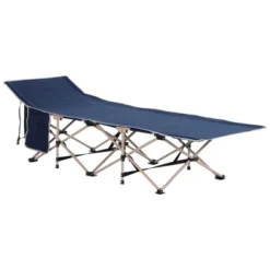 Outsunny Folding Camping Cots For Adults With Carry Bags, Side Pockets, Outdoor Portable Sleeping Bed For Travel Camp Vocation -Outsunny GUEST 9b7c346d da78 4573 9042 4ef7bcea82c5