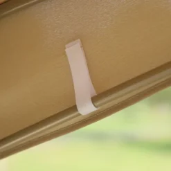 Outsunny 3 Person Outdoor Porch Swing Lounge Chair Bench With Canopy Top- Brown -Outsunny GUEST 9c5d98f7 1166 4e3e be1d 361d26e6edfd