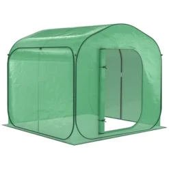 Outsunny 7' X 7' X 6' Portable Walk-in Greenhouse, Pop-up Setup, Outdoor Garden Canopy Hot House, Zipper Door -Outsunny GUEST 9f67e8dc f553 4d5c a9f9 38e99f465490