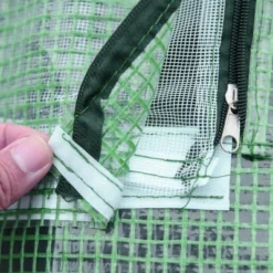 Outsunny 71" X 55" X 32" Mini Tunnel Greenhouse, Garden Planting Shed, Outdoor Flower Planter Warm House With Zipper Windows And Door, Green -Outsunny GUEST a0172392 eb52 4144 ae32 d2bbd2bc524e