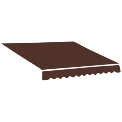 Outsunny 13' X 8' Retractable Awning Fabric Replacement Outdoor Sunshade Canopy Awning Cover, UV Protection, Coffee -Outsunny GUEST a384c768 e5b2 46e4 984c c4a8a8105b98
