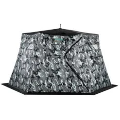 Outsunny 4 Person Insulated Ice Fishing Shelter 360-Degree View, Pop-Up Portable Ice Fishing Tent With Carry Bag, Two Doors And Anchors, Camouflage -Outsunny GUEST a3df0ea1 3862 436b 95af d807943ca57a