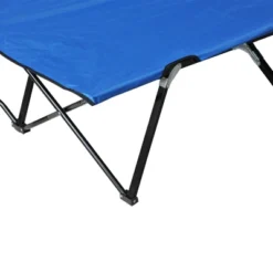 Outsunny 2 Person Folding Camping Cot, Portable Sleeping Cot With Carry Bag -Outsunny GUEST a41f89c5 3335 4350 a05d 4ef10681743a