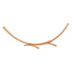 Outsunny Camping Hammock Outdoor Arch Wooden Hammock Bed With Stand W/ Straps And Hooks -Outsunny GUEST a5923969 a6b8 49f2 912a d0d3cf46820a