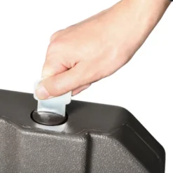 Outsunny 4-Piece 175lb Cantilever Patio Umbrella Base Weights For Offset Hanging Umbrella, HDPE Umbrella Weights For Cross Base Stand, Brown -Outsunny GUEST a6c7e291 059f 42b8 95b3 fb0b1eac6f71