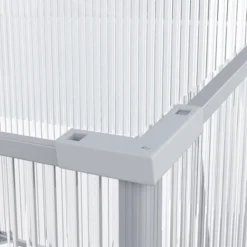 Outsunny Mini Greenhouse Kit, 71" Outdoor Cold Frame With Adjustable Roof, Polycarbonate & Aluminum Frame -Outsunny GUEST a7955807 d37e 4dbd 92e5 5124eb36ef27