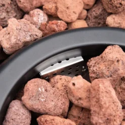 Outsunny 36" Firepit Table For Outside, 50,000 BTU Large Rectangular Stone Gas Firepit With Lava Rocks & Rain Cover, Fits 20lb Tank, Gray -Outsunny GUEST aa149a2f 8f5e 4303 b935 b1942e848b2b