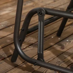 Outsunny Set Of 2 Outdoor Glider Chairs, Porch & Patio Rockers For Deck With PE Rattan Seats, Steel Frames For Garden, Backyard, Poolside, Gray -Outsunny GUEST aea32887 a8f1 4836 b77f 660656984785