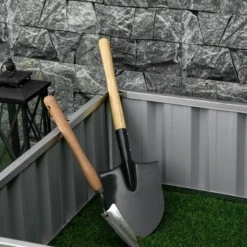 Outsunny 3x3ft Galvanized Raised Garden Bed, Steel Planter For Outdoor Plants, No Bottom W/ A Pairs Of Glove For Backyard, Patio To Grow Vegetables, Herbs, And Flowers -Outsunny GUEST b188ef0b 3ec2 4d7f 860a 895fab4d270b