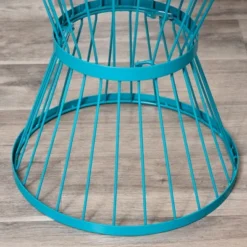 Outsunny 16" Steel Patio End Table, Side Table With Hourglass Design, Accent Table For Outdoor And Indoor Use -Outsunny GUEST b29da437 abbd 492a 8fc7 b208192f937a