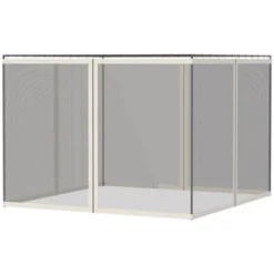 Outsunny Universal Replacement Mesh Sidewall Netting For Patio Gazebos And Canopy Tents With Zippers, (Sidewall Only) -Outsunny GUEST b30173f2 fdb2 4f5b 966e 106498f2e520