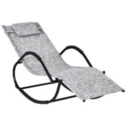 Outsunny Rocking Chair, Zero Gravity Patio Chaise Sun Lounger, Outdoor Rocker, Glider Lounge Chair, UV Water Resistant With Pillow, For Lawn, Garden Or Pool 19 Outsunny Rocking Chair, Zero Gravity Patio Chaise Sun Lounger, Outdoor Rocker, Glider Lounge Chair, UV Water Resistant With Pillow, For Lawn, Garden Or Pool -Outsunny GUEST b3c5b6ec 3cac 4aa4 9220 2a823f714475