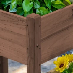 Outsunny 73" X 18" X 32" Raised Garden Bed W/ Three Elevated Planter Box, Freestanding Wooden Plant Stand For Vegetables, Herb, Flowers, Coffee -Outsunny GUEST b5082cc9 cae4 4a07 bf96 288403fc83b0