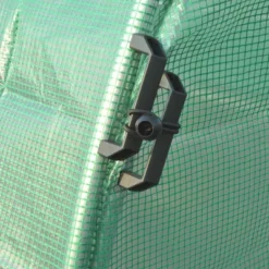 Outsunny 20' X 10' X 7' Walk-In Tunnel Greenhouse, Extra-Large Garden Hot House Kit With 2 Hinged Doors, Reinforced Steel Frame, PE Cover, Green -Outsunny GUEST b92fad08 9921 4ddd bdff 78cbfed34187