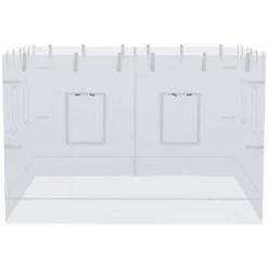 Outsunny Canopy Screen Walls, Replacement Netting With 6 Service Windows And 1 Door, For 10' X 10' Canopy Tent, White -Outsunny GUEST be72be49 94c6 4774 b8be 48380c8ac898