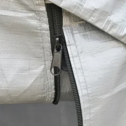 Outsunny 6'x8' Outdoor Storage Shelter With Rollup & Zipper Door, Heavy Duty Carport Shed For Motorcycle Garden Storage, Grey -Outsunny GUEST c3c44613 50b9 460c 90d1 e3ec132c026b