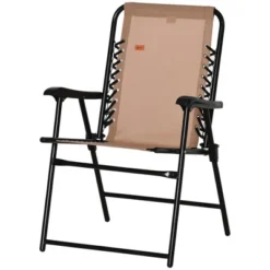 Outsunny Patio Folding Dining Chair, Outdoor Portable Armchair, Lawn Chair For Camping, Pool, Beach, Or Deck -Outsunny GUEST c4a504c5 60dc 4420 afea 738f080e65c6