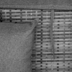 Outsunny Outdoor Round Daybed 4 Pieces Wicker Outdoor Rattan Sofa With Canopy, Cushions, Pillows Patio Bed Sets For Garden Backyard -Outsunny GUEST d07557a1 7f06 4db4 88a4 a0acbcfb8fed