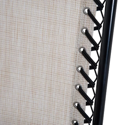 Outsunny Set Of 2 Rocking Chairs Patio Lawn Chair Beach Reclining Folding Chairs With Pillow, Outdoor Portable Recliner For Camping Fishing Beach 6 Outsunny Set Of 2 Rocking Chairs Patio Lawn Chair Beach Reclining Folding Chairs With Pillow, Outdoor Portable Recliner For Camping Fishing Beach - Image 6