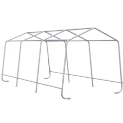 Outsunny 10' X 20' Portable Garage, Heavy Duty Carport, Storage Tent Shelter W/ Anti-UV Sidewalls And Double Zipper Doors -Outsunny GUEST d2b63126 ab3d 4afd 94f3 9fc30e11484b