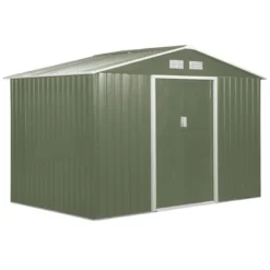 Outsunny Metal Storage Shed Garden Tool House With Double Sliding Doors, 4 Air Vents For Backyard, Patio -Outsunny GUEST d4867776 7911 416f b75a 1722bec2775a