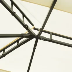 Outsunny 10' X 13' Soft Top Outdoor Patio Gazebo With Polyester Curtains & Air Netting Venting Screens & Aluminum Frame, Cream White -Outsunny GUEST d7eb4aba 9366 4349 b755 7a45e696921a