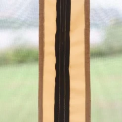 Outsunny 3 Person Patio Swing Chair, Gazebo Swing With Double Tier Canopy, Cushioned Seat, Mesh Sidewalls -Outsunny GUEST d8e10a17 579e 4293 9b43 747cc4e908a7