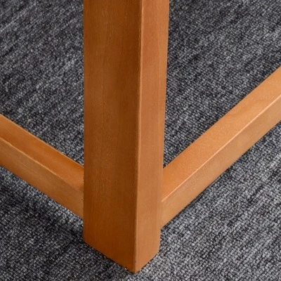 Outsunny 4 Seater L Shaped Patio Furniture Set, Wood Outdoor Sectional Sofa Conversation Set With Coffee Table And Cushions For Garden, Gray 3 Outsunny 4 Seater L Shaped Patio Furniture Set, Wood Outdoor Sectional Sofa Conversation Set With Coffee Table And Cushions For Garden, Gray - Image 3