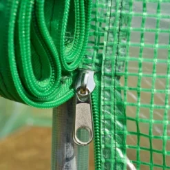 Outsunny 26' X 10' X 7' Walk-in Tunnel Hoop Greenhouse, PE Cover, Steel Frame, Roll-Up Zipper Door And Mesh Windows For Flowers And Vegetables, Green -Outsunny GUEST db8629c7 32d7 42b6 8b32 3987a0e13c72