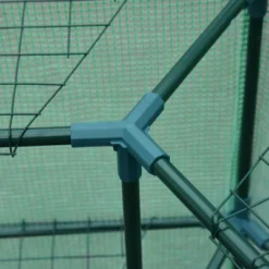 Outsunny Walk-in Greenhouse Outdoor 3 Tier 10 Shelf Warm House Garden Hexagonal Hot House With Roll-Up Zipper Door & Steel Frame -Outsunny GUEST dc52f82e 5dd9 42ed af76 9f4bb405e5a3