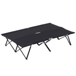 Outsunny 2 Person Folding Camping Cot, Portable Sleeping Cot With Carry Bag -Outsunny GUEST dda6436e 7aa0 4054 9542 e89e12f235b9