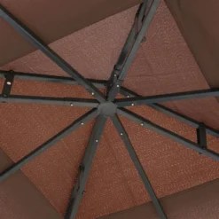 Outsunny 10'x10' Outdoor Gazebo, Double Tiered Canopy Tent With Mosquito Netting, And Steel Frame For Patio, Backyards And Parties, Coffee -Outsunny GUEST ddf4f88a 781e 4c5a b7a6 0c4ea2bb7cd1