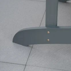 Outsunny Oversized Adirondack Chair, Outdoor Fire Pit And Porch Seating, Classic Log Lounge W/ Built-in Cupholder For Patio, Garden, Lawn, Dark Gray -Outsunny GUEST de7cbeb4 1bd5 472e 8ccf 9a938d571d1f