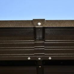 Outsunny 10' X12' Hardtop Gazebo With Aluminum Frame, Permanent Metal Roof Gazebo Canopy With 2 Hooks, Curtains And Netting For Garden -Outsunny GUEST e140091d 8550 488b b0ce 88394c08ecbd