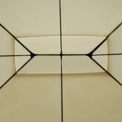 Outsunny 10' X 13' Outdoor Soft Top Gazebo Pergola With Curtains, 2-Tier Steel Frame Gazebo For Patio -Outsunny GUEST e7b6cb24 492f 4066 a3d6 dafec5917dc3