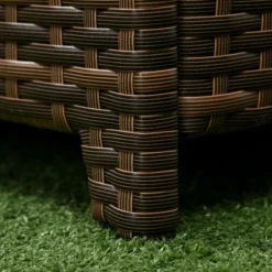 Outsunny Patio Wicker Storage Bench, Cushioned Outdoor PE Rattan Patio Furniture, Assisted Easy Open, Two-In-One Seat Box With Handles Seat, Red -Outsunny GUEST eab2f9e5 23c8 4721 b3a6 9d3cd599cc90