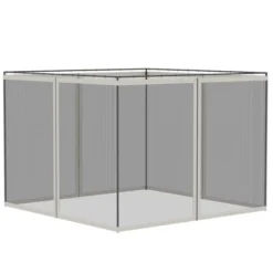 Outsunny Universal Replacement Mesh Sidewall Netting For Patio Gazebos And Canopy Tents With Zippers, (Sidewall Only) -Outsunny GUEST eab6c4b9 021a 48af 9e7f 4b9b75d154a9