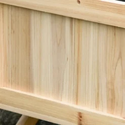 Outsunny Raised Garden Bed, Wood 6 Grid, 31" X 23" With Storage Shelf, Water Draining, Planter Box For Vegetables, Flowers, Herbs, Patio -Outsunny GUEST ecd765ba b86f 4d21 a36f a713f0b7cb5b