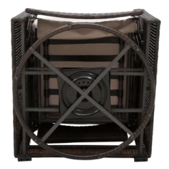 Outsunny Patio PE Rattan Wicker Recliner Chair With 360° Swivel, Soft Cushion, Lounge Chair For Patio, Garden, Backyard -Outsunny GUEST ef0f50b4 d501 4084 b2d0 8c0a9f1efdc4