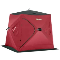 Outsunny 2 Person Insulated Ice Fishing Shelter Pop-Up Portable Ice Fishing Tent With Carry Bag And Anchors For -22℉ -Outsunny GUEST f743a178 f74b 4794 810f 338ea41c83e6