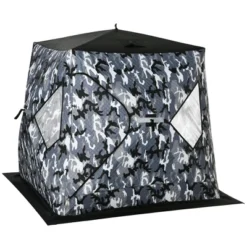 Outsunny 2 Person Insulated Ice Fishing Shelter Pop-Up Portable Ice Fishing Tent With Carry Bag And Anchors For -22℉ -Outsunny GUEST f96d8d38 13ef 489d b1d3 b7aacf8fd8f0