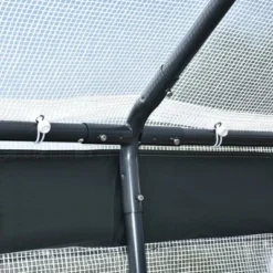 Outsunny Outdoor Walk-In Tunnel Greenhouse Garden Warm Hot House With Roll Up Windows, Zippered Door, & Weather Cover -Outsunny GUEST fa46ac67 39f8 48d6 b53c bc21eacbec55