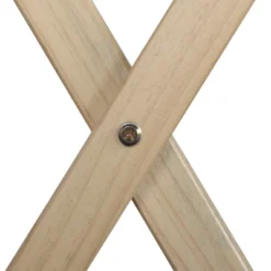 Outsunny 3 Pieces Patio Folding Bistro Set, Outdoor Pine Wood Table And Chairs Set With Tie-on Cushion & Square Coffee Table, Dark Blue -Outsunny GUEST fad636c4 5846 4a55 a678 4f73dcc4c8cf